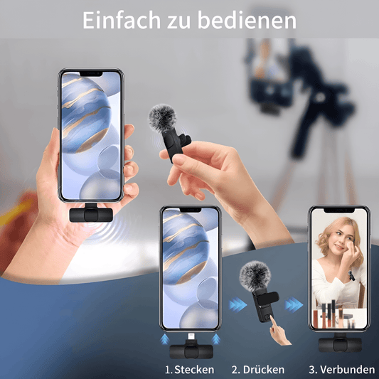 Mikrona - Dein mobiles Mikrofon für klare Aufnahmen