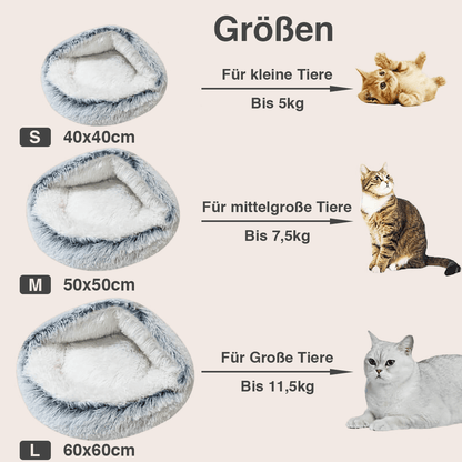 Flosi - Bequemstes Haustierbett lindert Ängste & schützt die Knochen