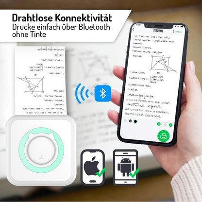 TaschenPix - Kabelloser Mini Drucker für zu Hause und unterwegs