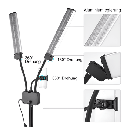 Blitzarm - Doppelarm LED Fulllicht