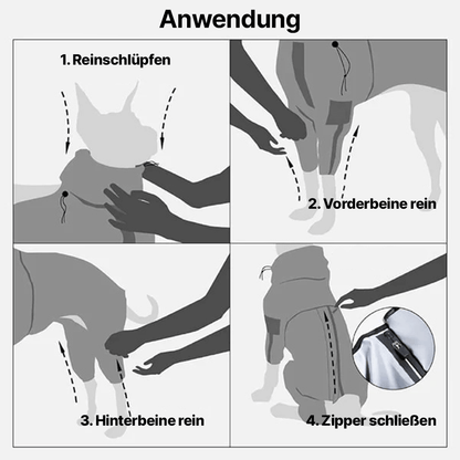 Vermo - Reflektierende Hundemantel für Hunde bei Dunkelheit