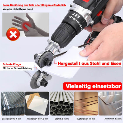 Catter - Effektiver Bohr-Aufsatz als Blechschneider