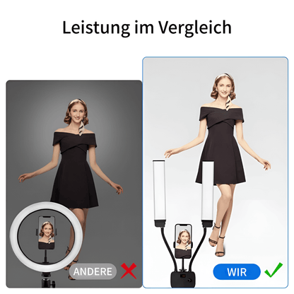 Blitzarm - Doppelarm LED Fulllicht