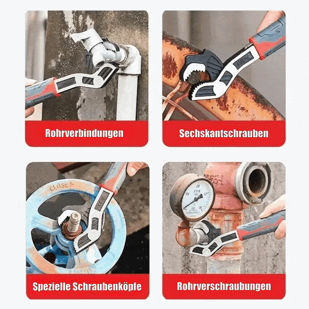 Canke - Selbstsichernde Rohrzange für mehr Zeit und Energie🔧