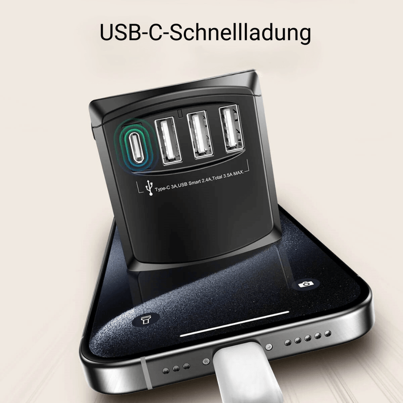 TourVolt - Internationaler Reiseadapter für 224 Länder