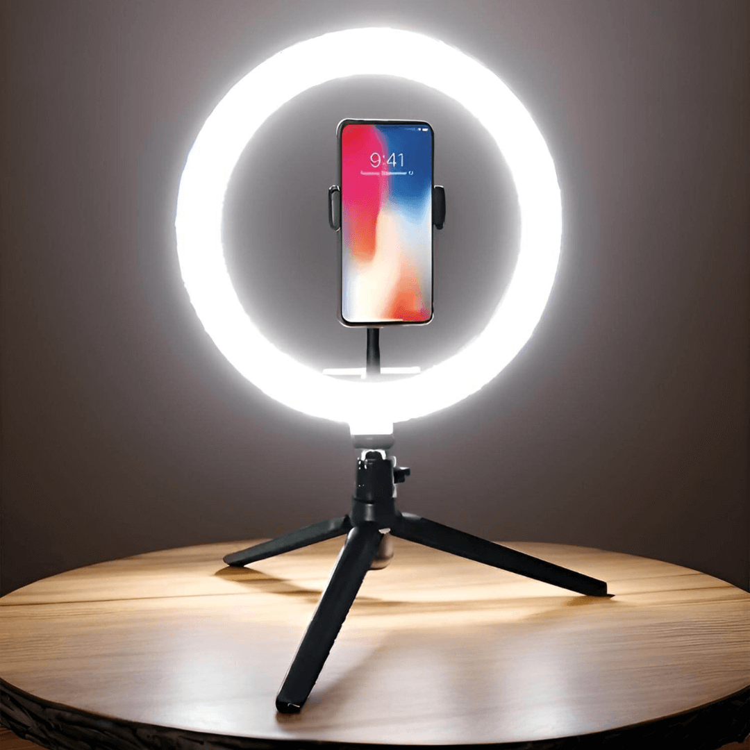 LUMIQ - Professionelles Ringlicht mit stufenloser Helligkeit
