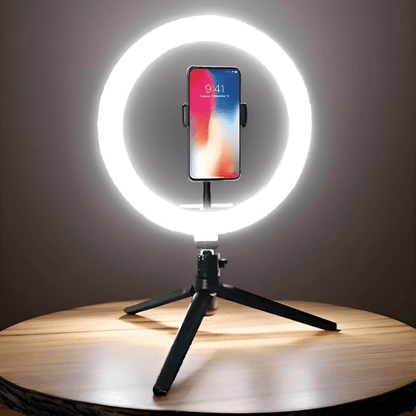 LUMIQ - Professionelles Ringlicht mit stufenloser Helligkeit