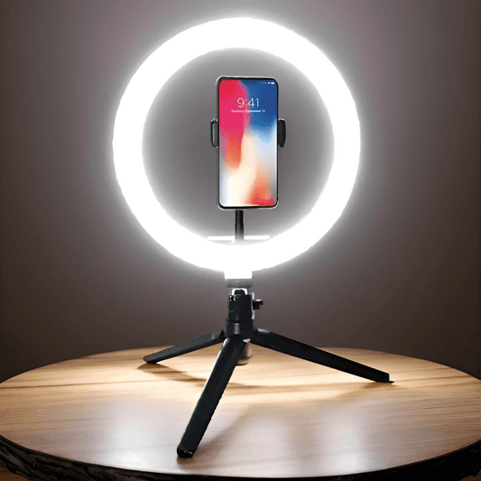 LUMIQ - Professionelles Ringlicht mit stufenloser Helligkeit